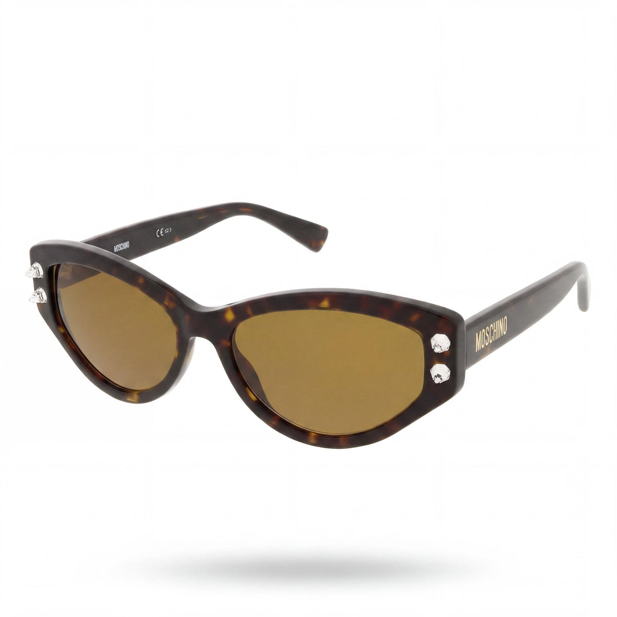 Moschino Mos109/S Women's Casual Sunglasses, Acetate Frame Material, Non-Polarized Lens Type, Size 55-1-140mm, Photo 1