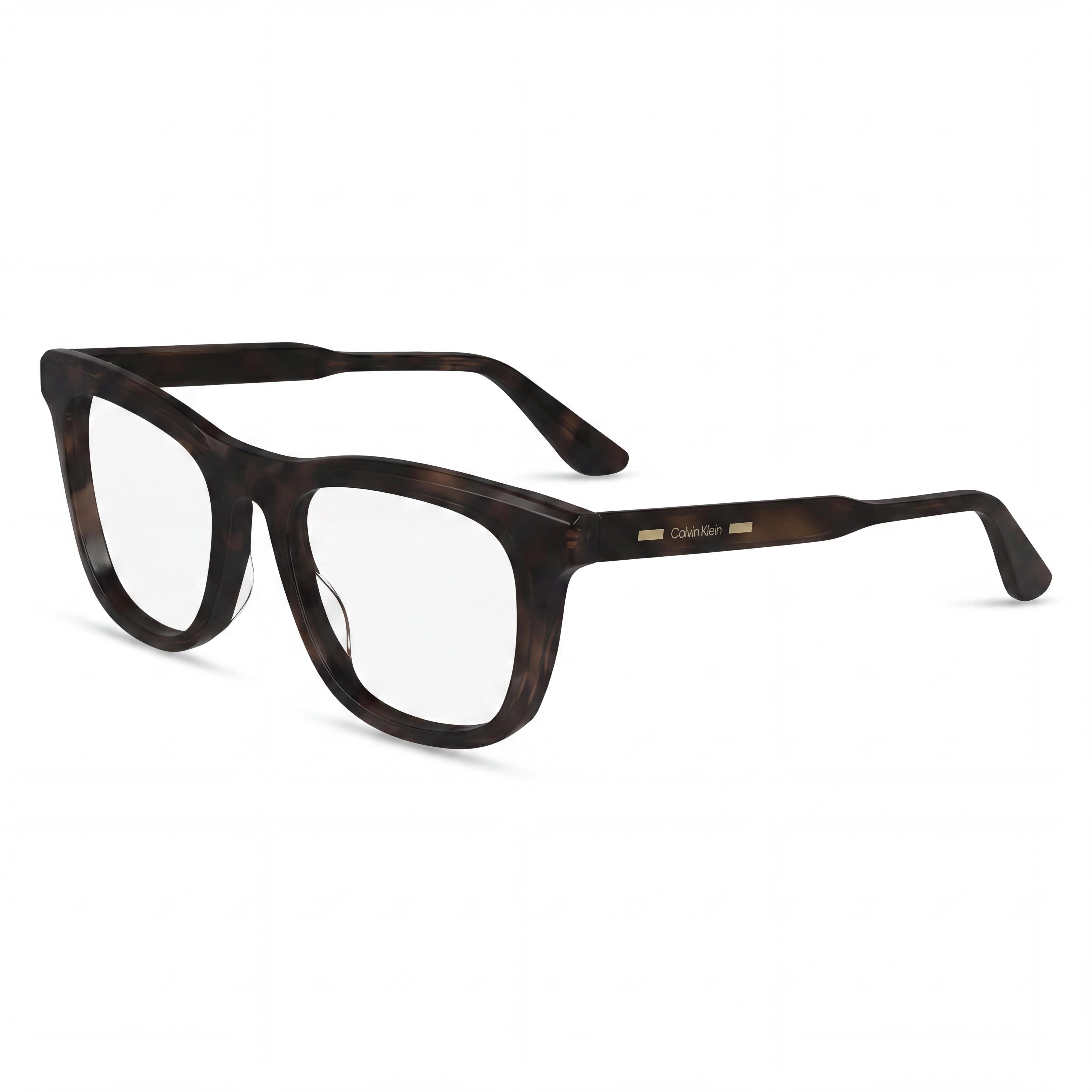 Calvin Klein Modern Collection Men's Eyewear with Havana Acetate Frame and Polycarbonate Lenses, 52 Millimeters, Photo 1