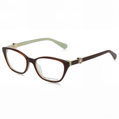 Gafas de sol unisex de plástico marrón Emmalee de Kate Spade New York, 49 mm