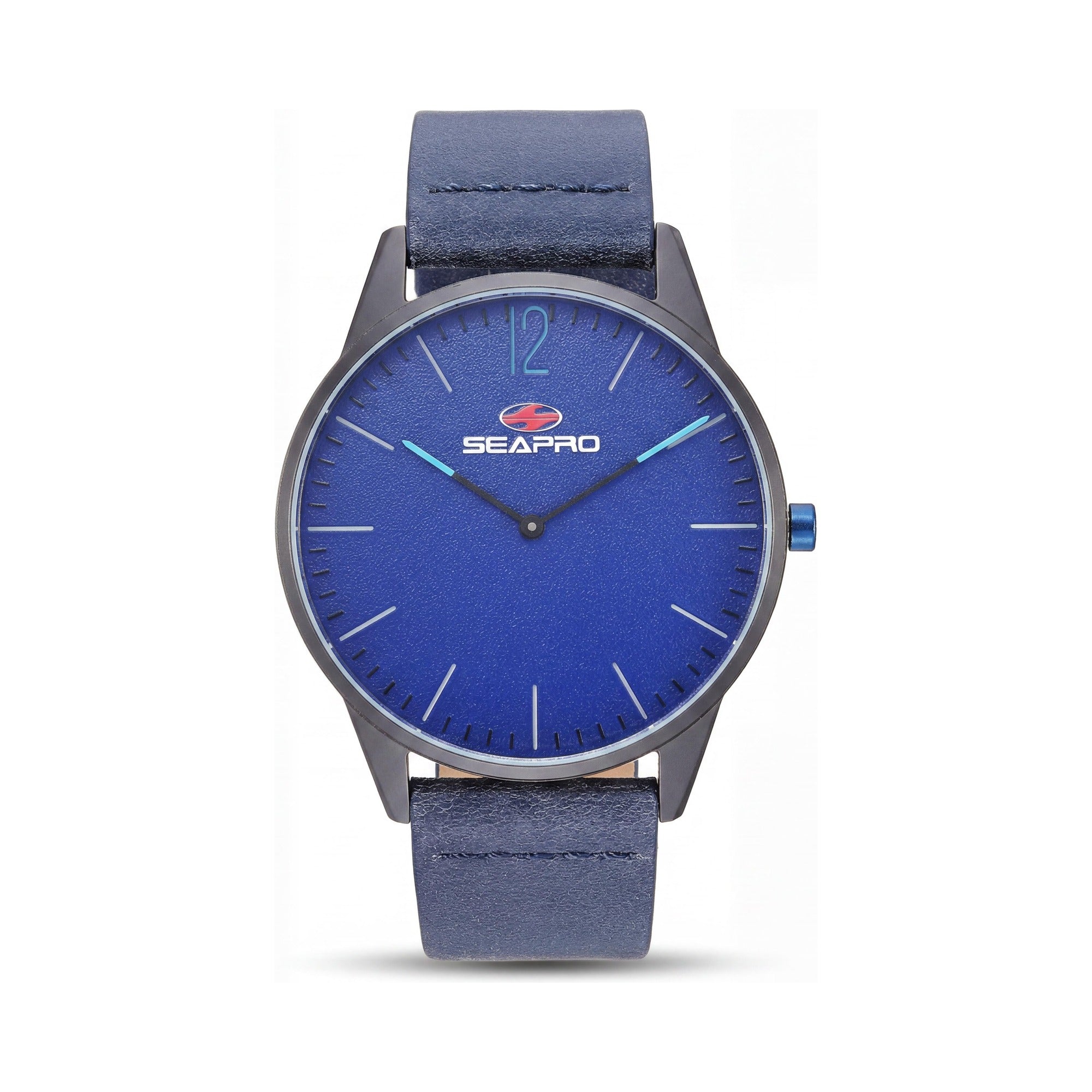 Seapro Men’s SP0105 Black hole Blue Scratch-Resistant Quartz 50m Water Resistant Watch 40mm, Photo 1