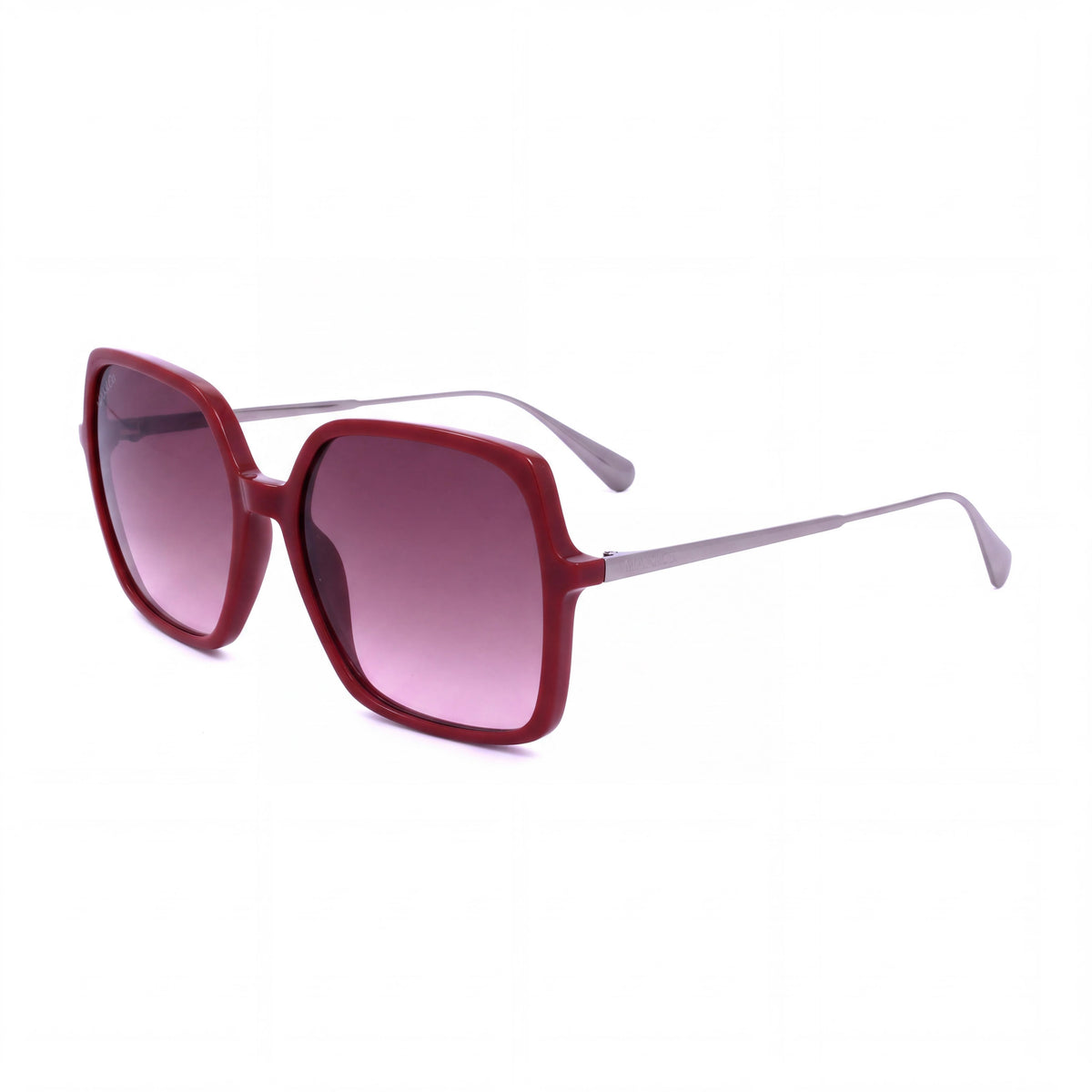 Max&Co. Casual Women's Plastic Frame Sunglasses Bordeaux Grey 57mm, Photo 1
