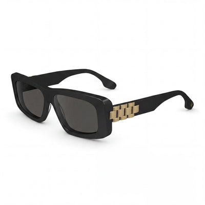 Gafas de Sol Victoria Beckham Modern para Mujer | Montura de Acetato Negro con Lentes Negras | 55 mm Ancho de Lente
