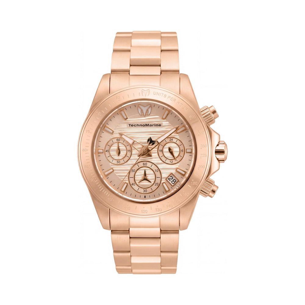 Technomarine Manta TM-219017 Women's 38mm Stainless Steel Water Resistant Watch with Rose Gold Dial