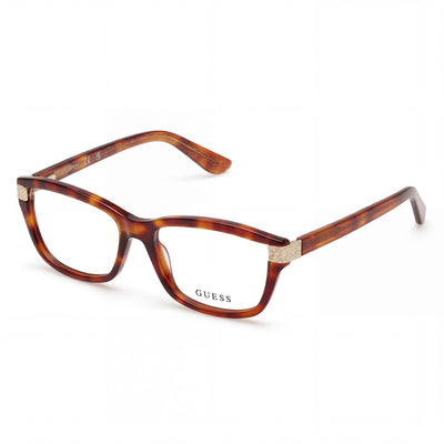 Gafas Guess para mujer, armazón de plástico color habana rubio con lentes de policarbonato 54-16-140