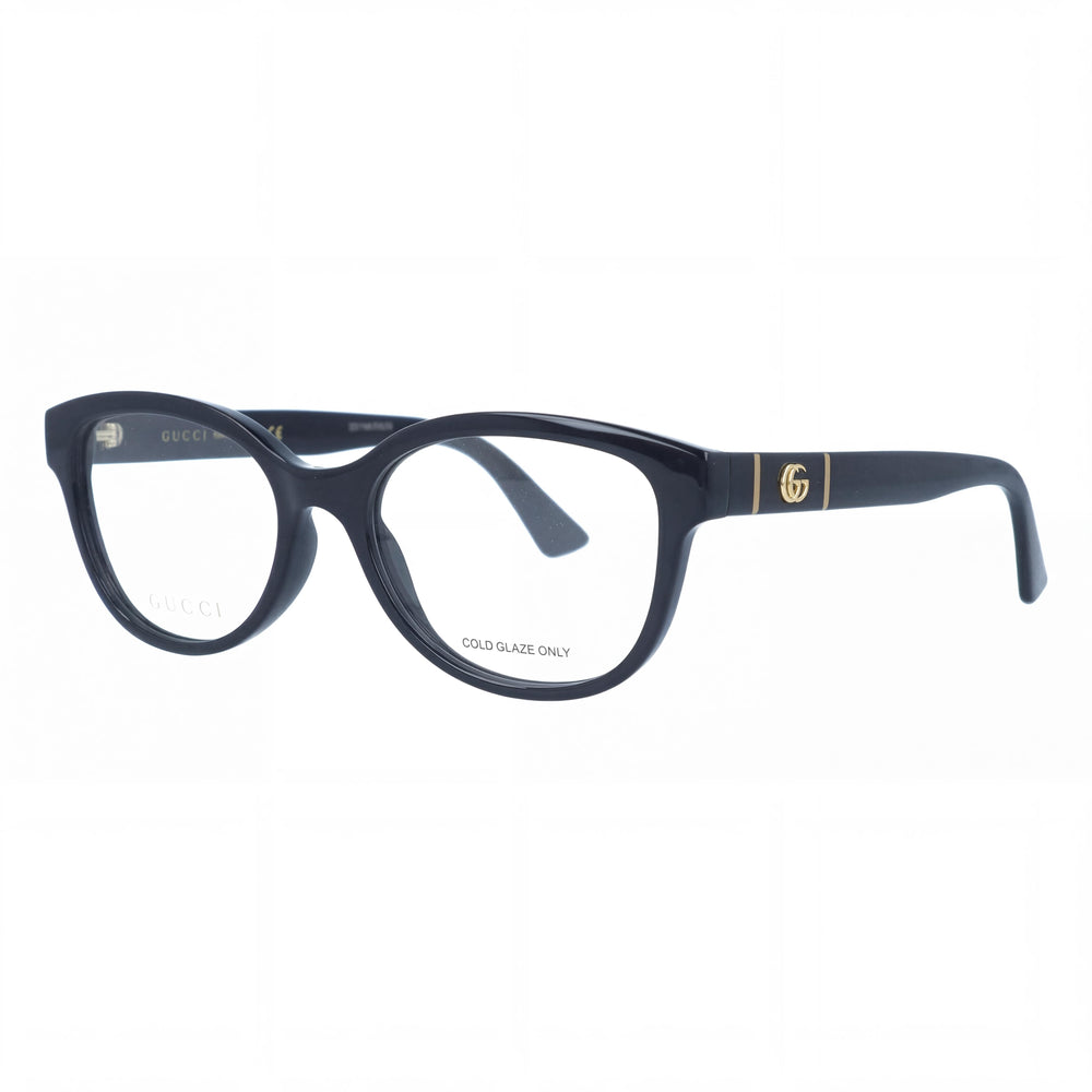 Gucci GG1115O Women's Shiny Black Plastic Eyeglasses 53mm