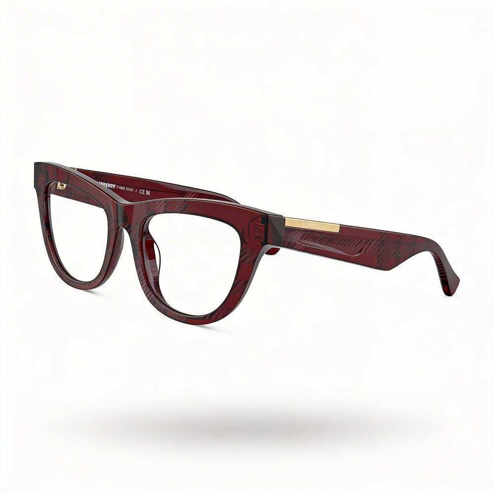Burberry 0BE2406U Women's Gold Acetate Frame Eyeglasses 50mm