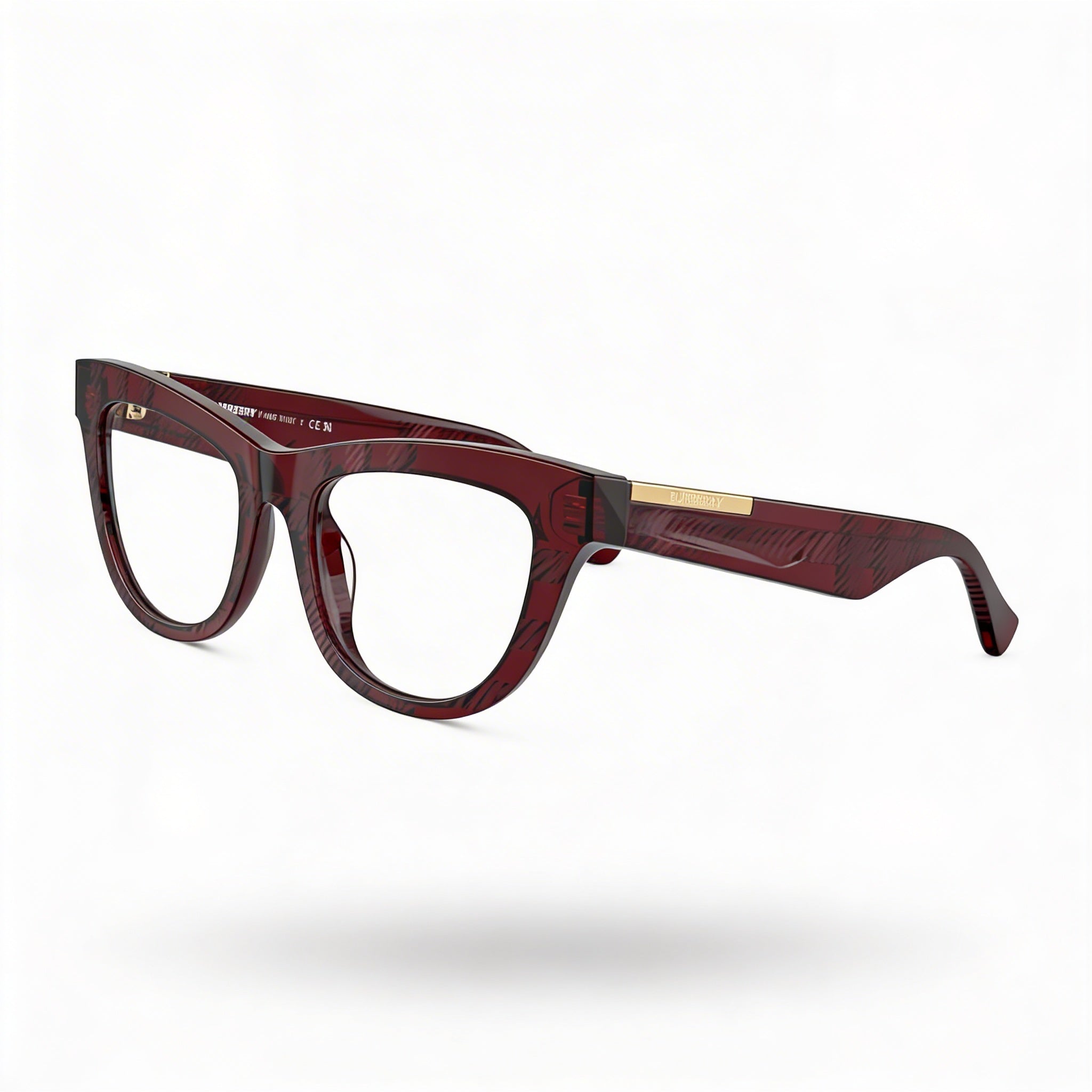 Burberry 0BE2406U Women's Gold Acetate Frame Eyeglasses 50mm, Photo 2