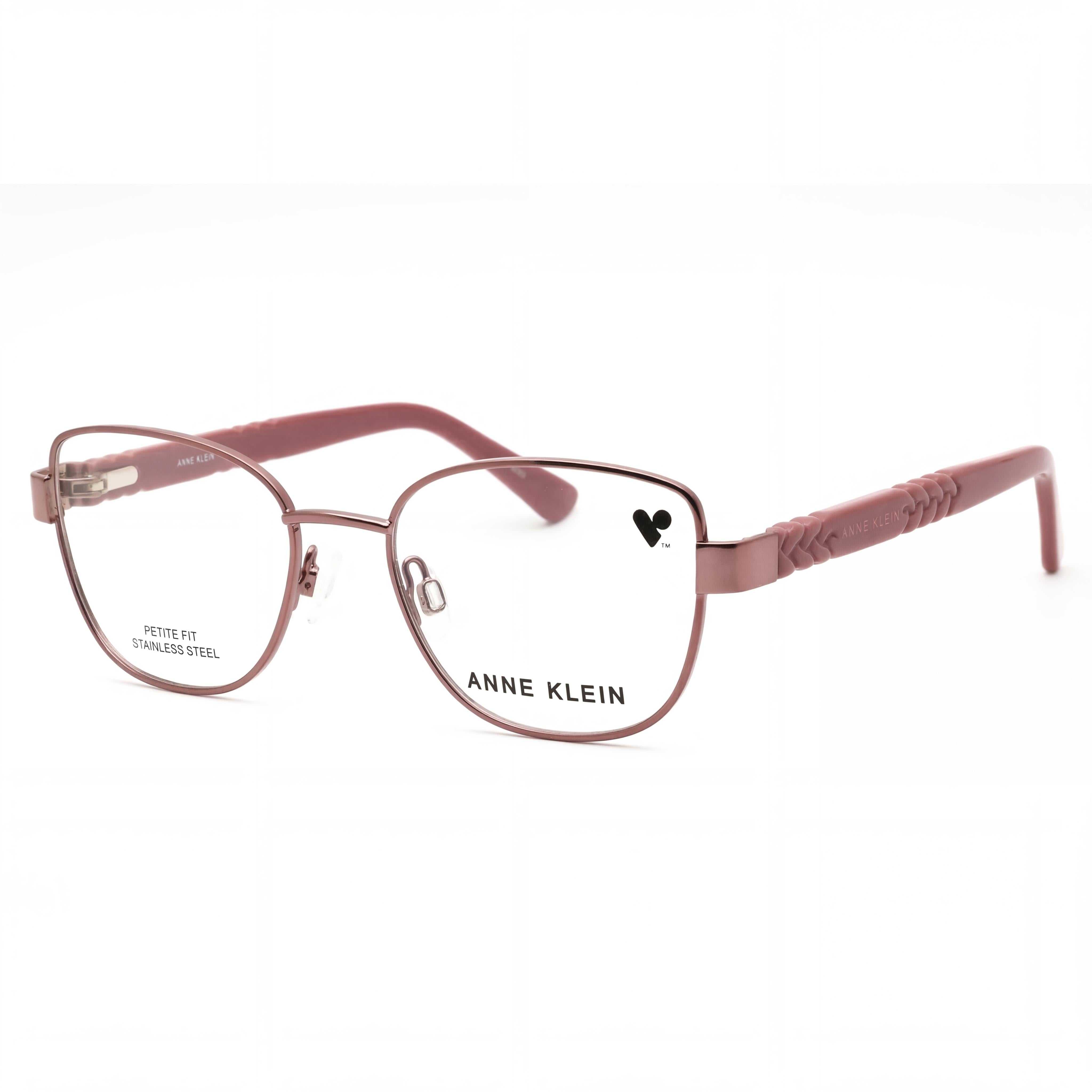 Gafas Anne Klein Ak5101 de lujo para hombre, montura de metal en oro rosa con lentes transparentes, talla 49-17-135, Photo 1