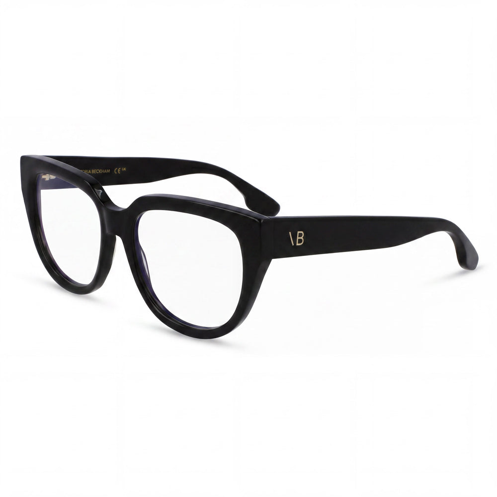 Monturas ópticas Victoria Beckham Vb2674 para mujer, color negro, con lentes de 53 mm, puente de 17 mm y patillas de 140 mm.