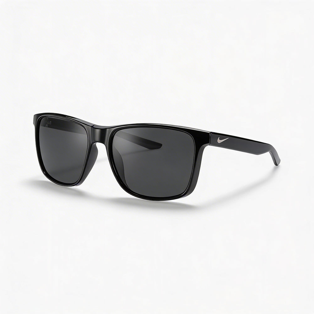 Nike Wayfarers Unisex Wine Plastic Frame Grey Lens Non-Polarized UV Protection Durable Lightweight Sunglasses