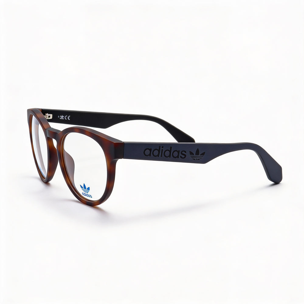 adidas Originals OR5008 Havana - Montura oftálmica inyectada para hombre con lentes de 52 mm de ancho