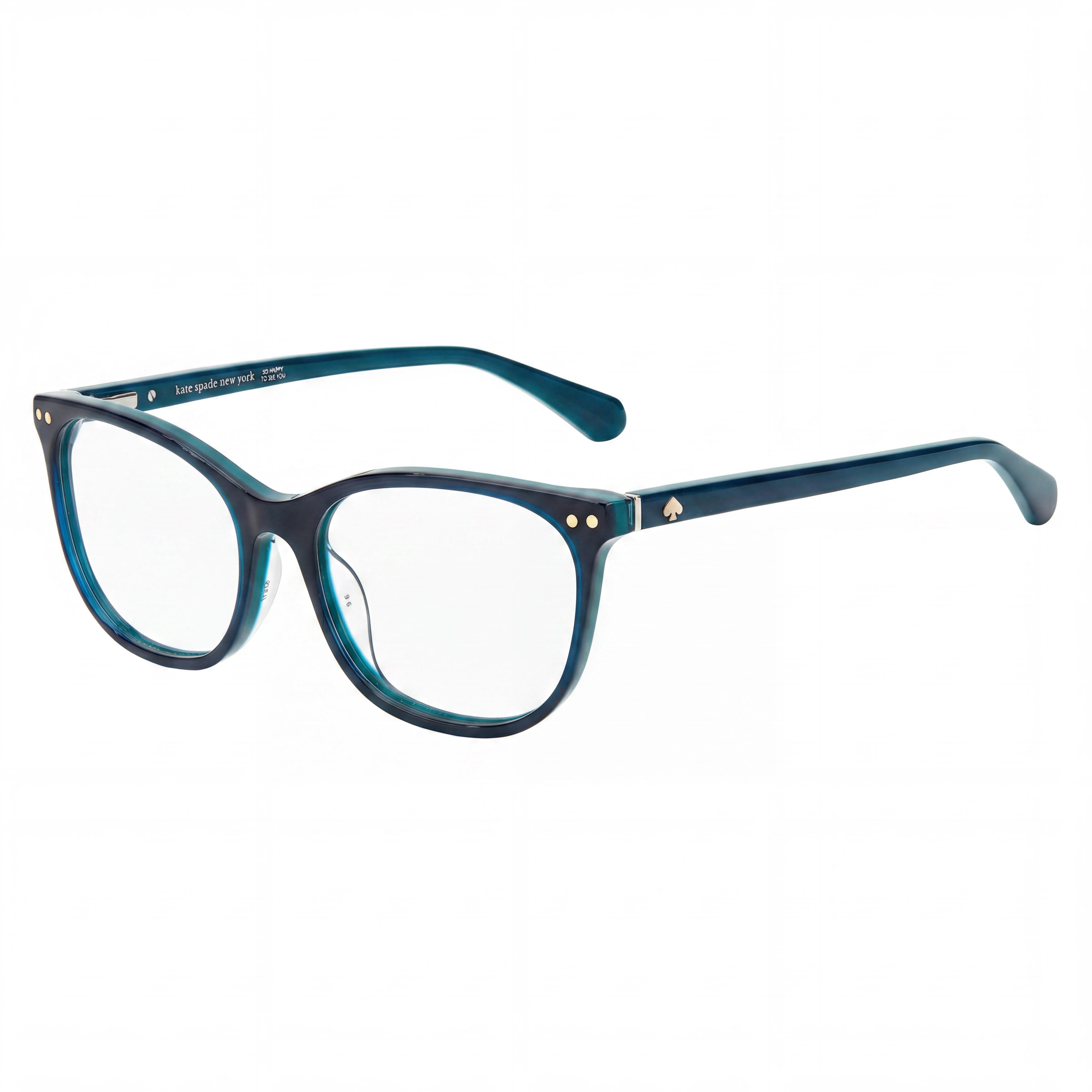 kate spade new york Raelynn Women's Teal Green Black Plastic Frame Non- Eyewear 53-17-140mm, Photo 1