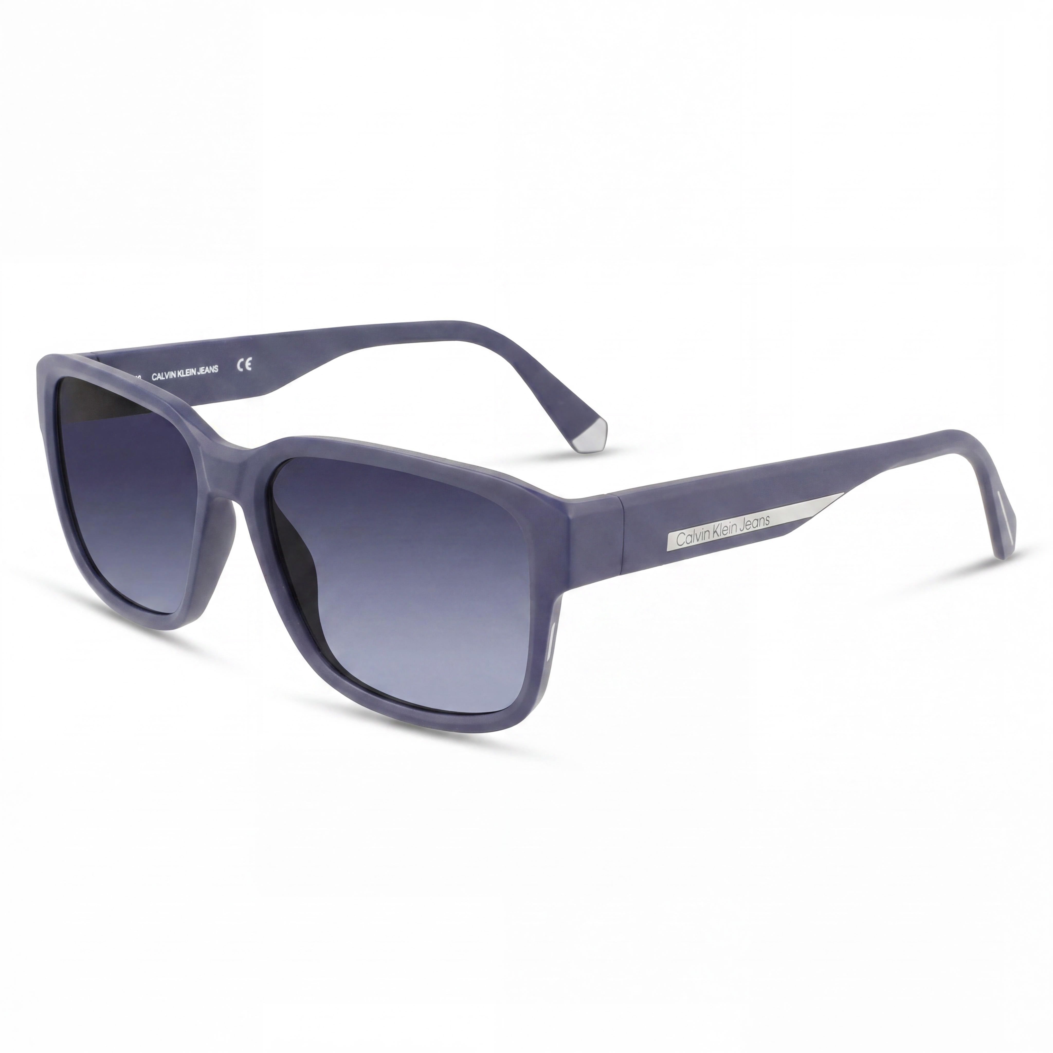Calvin Klein Ckj21631s Men's Plastic Frame UV Protection Sunglasses, Blue with Gradient Grey Blue Lenses, Size L, Photo 1