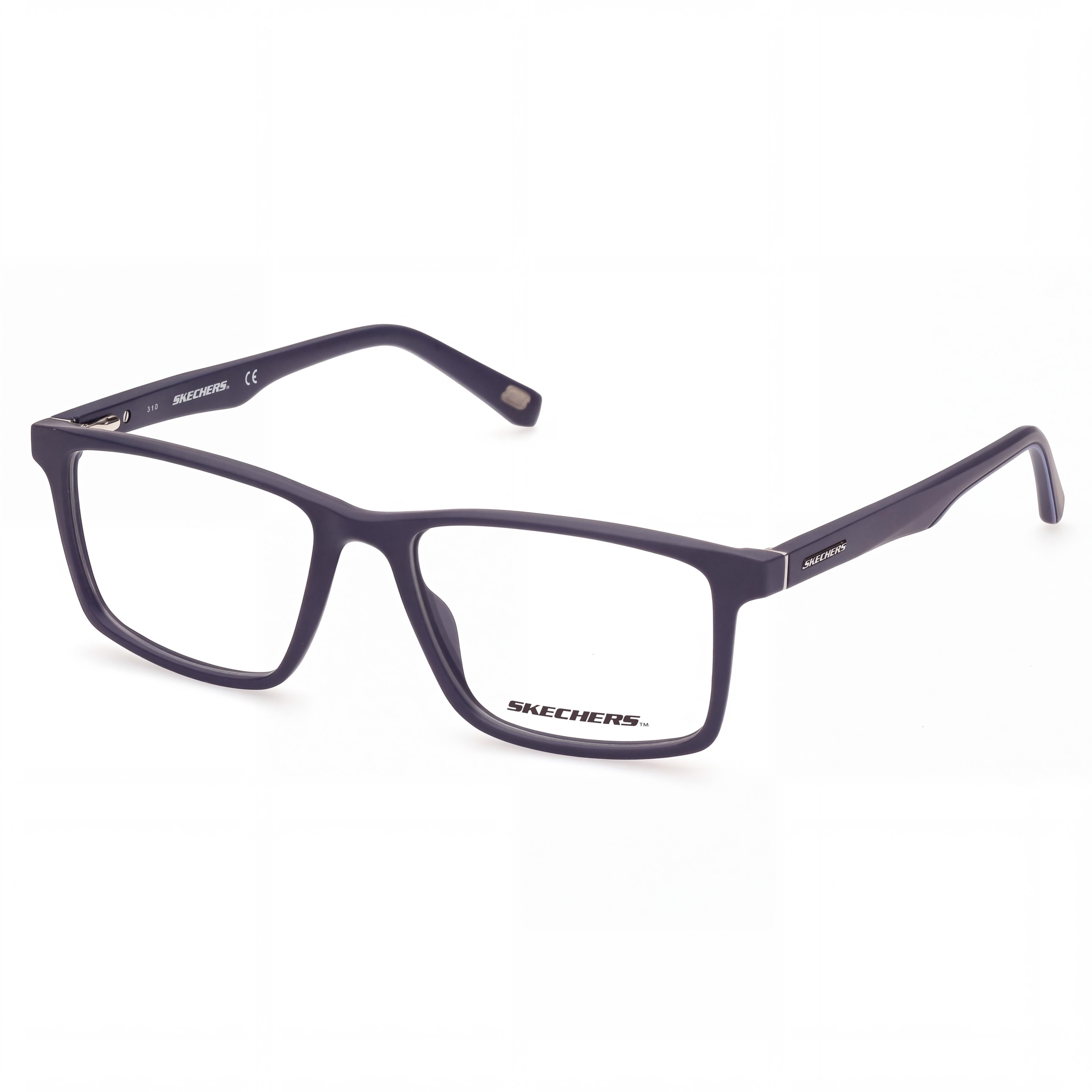 Skechers Se3301 Men's Eyeglasses, Injected Frame Material, Matte Blue Color, 53mm Lens, Photo 1