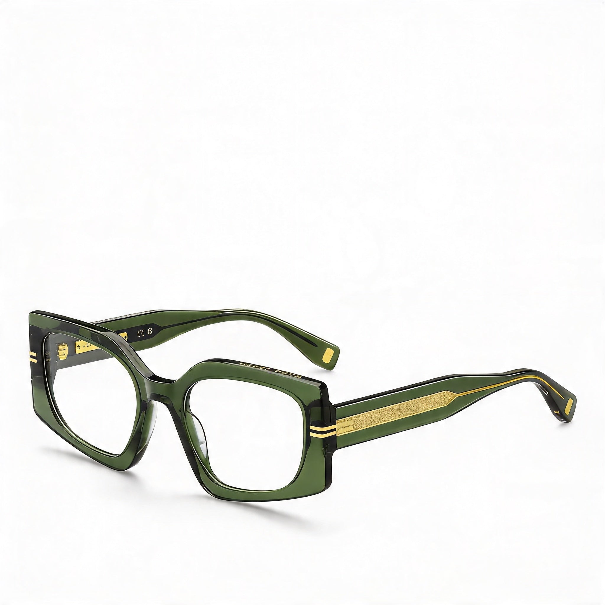 Marc Jacobs Classic Women's Green Plastic Frame Non-Polarized Multicolor Lens 53mm Sunglasses, Photo 1