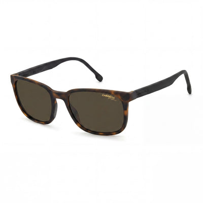 Gafas Carrera 8046/S unisex con montura de poliamida, color Havana mate, revestimiento UV y ancho de lente de 54 mm