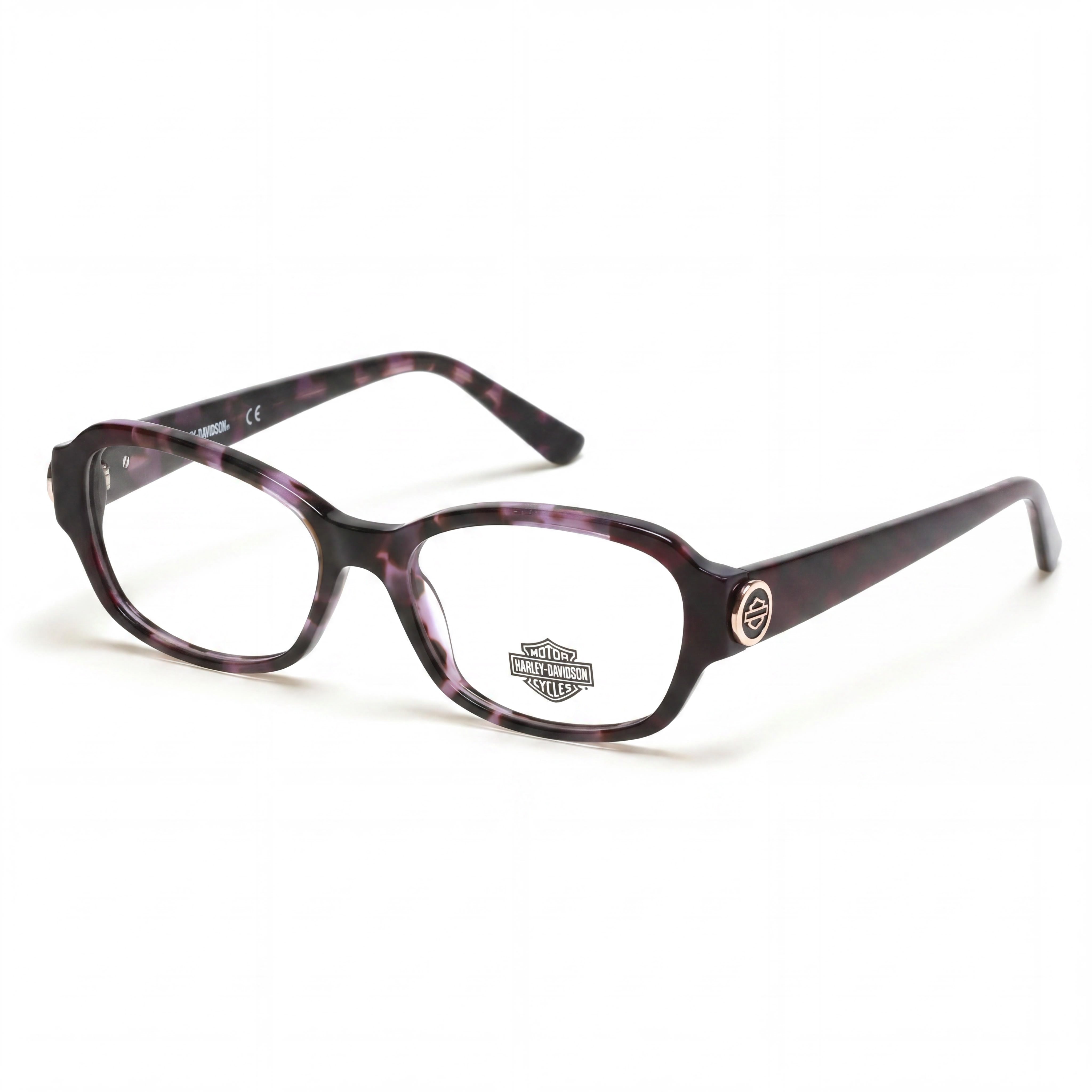 Harley-Davidson Hd0567 Men's Violet Plastic Frame Clear Polycarbonate Lenses 51mm Eyewear, Photo 1