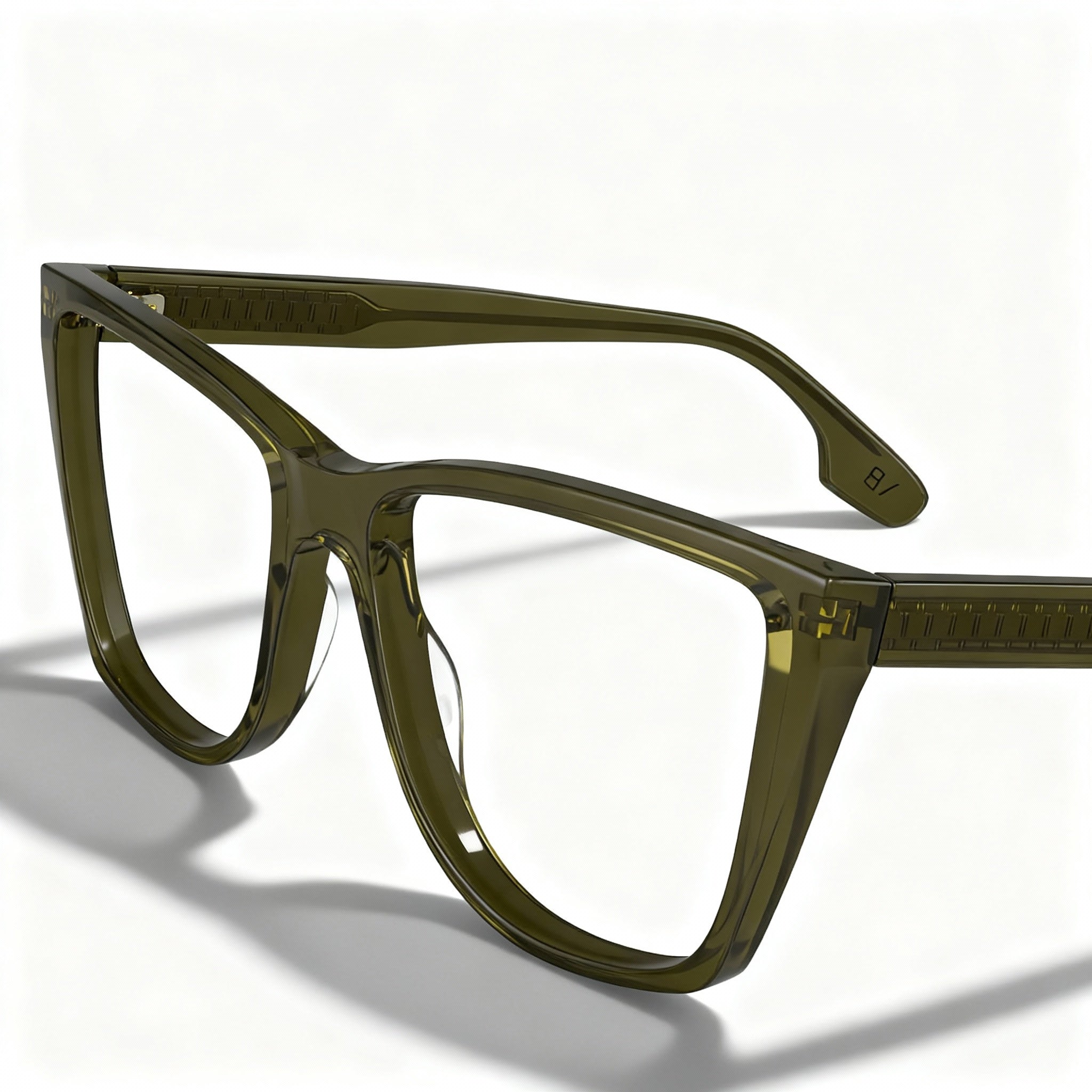 Victoria Beckham VB2664 Women's Olive Green Acetate Optical Glasses Multi-coloured Lenses 2-16-140mm