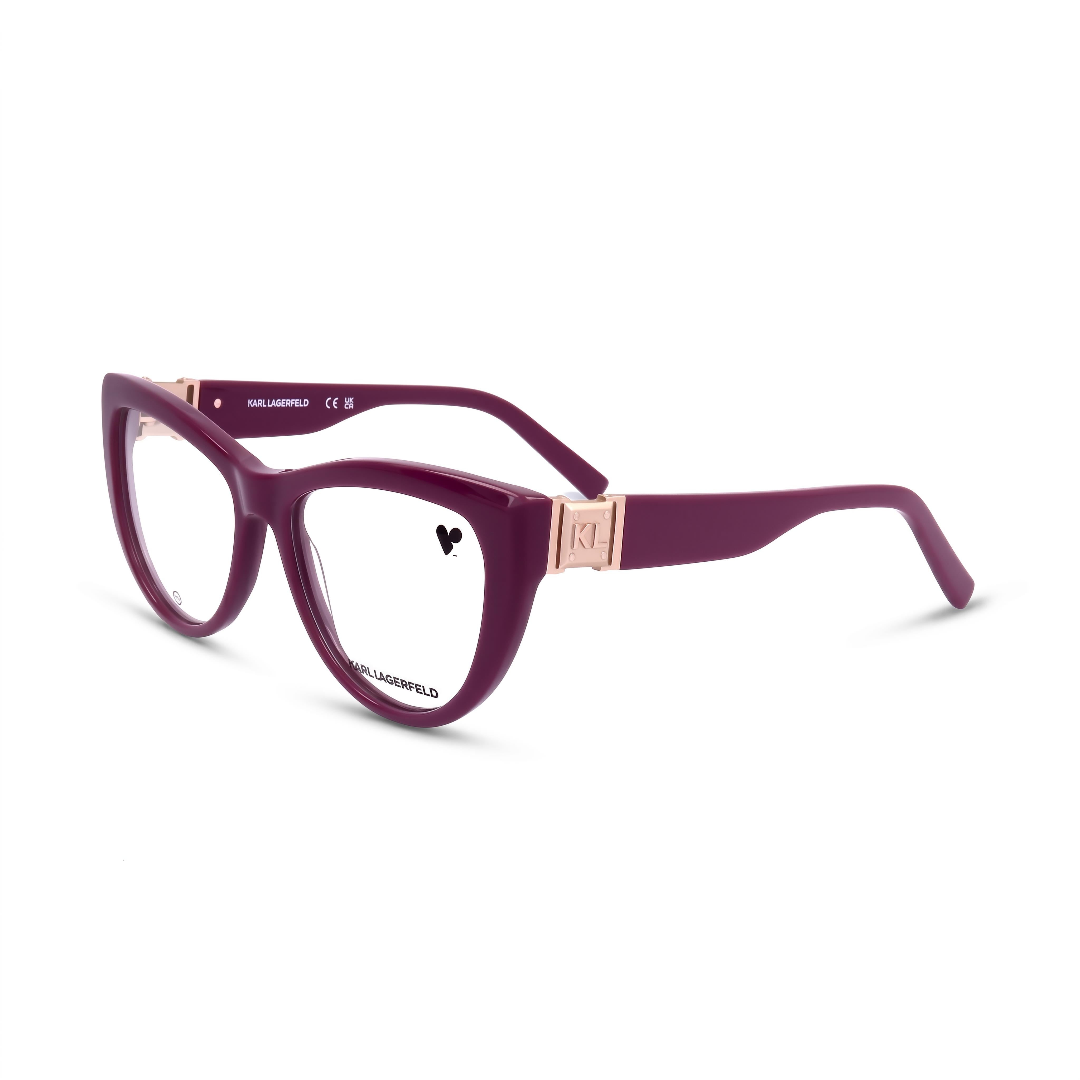 Karl Lagerfeld Gafas de sol modernas para mujer con montura de acetato gris texturizado y lentes de policarbonato gris texturizado de 54 mm, Photo 1