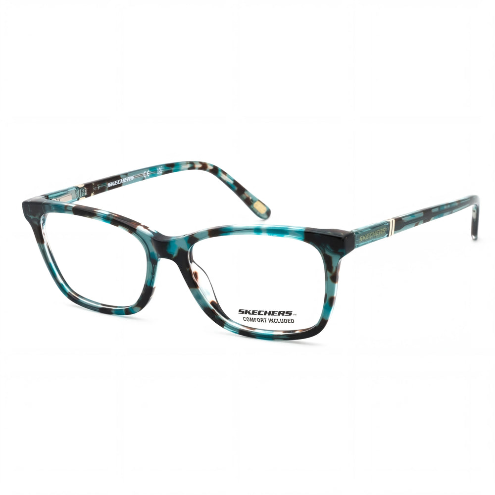 Skechers Se2154 Unisex Blue Plastic Frame Clear Polycarbonate Lenses Optical Eyewear 53-16-140mm