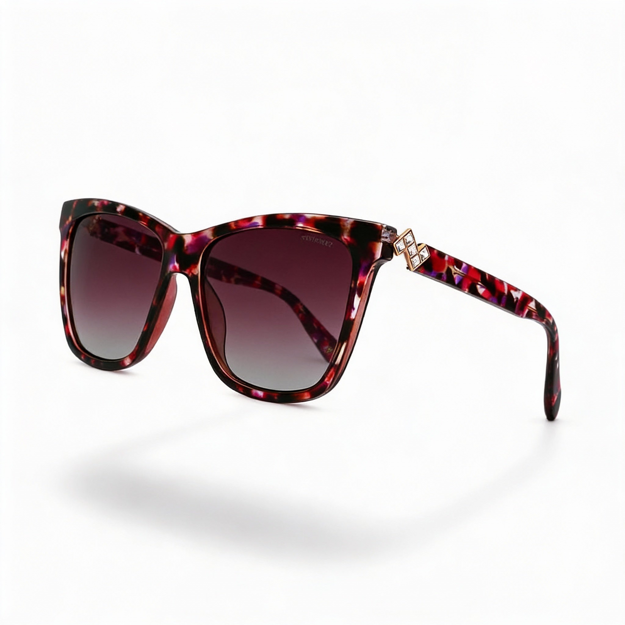 Polaroid Pld 4078/S/X Women's Polarized UV Protection Polycarbonate Sunglasses Burgundy Havana 56mm, Photo 1