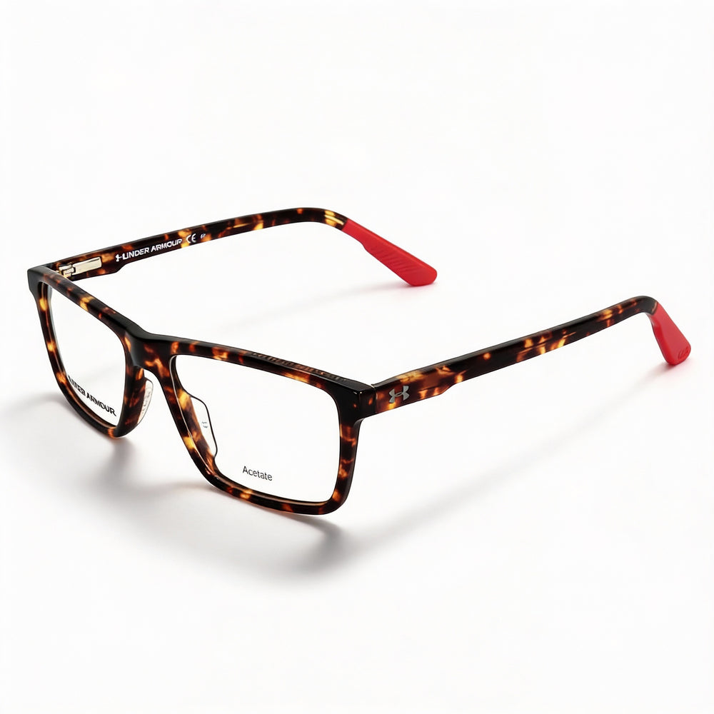 Gafas de sol Under Armour UA 5019 Havana para hombre con montura de acetato, TR90 y patillas de goma (53-145-145)