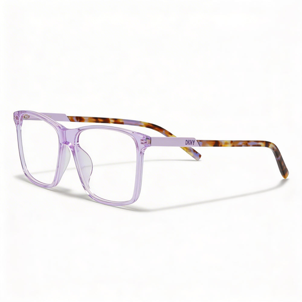 DKNY Dk5067 Lilac Crystal Acetate Eyeglass Frames for Women with 53mm Lens, 15mm Bridge, 140mm Temple