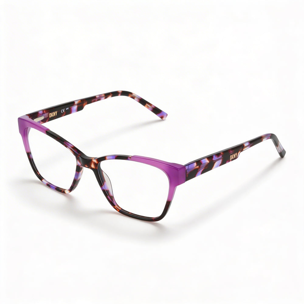 DKNY Dk5072 Women's Acetate Frame Eyeglasses Amethyst Tortoise Milky Purple 54-17-140