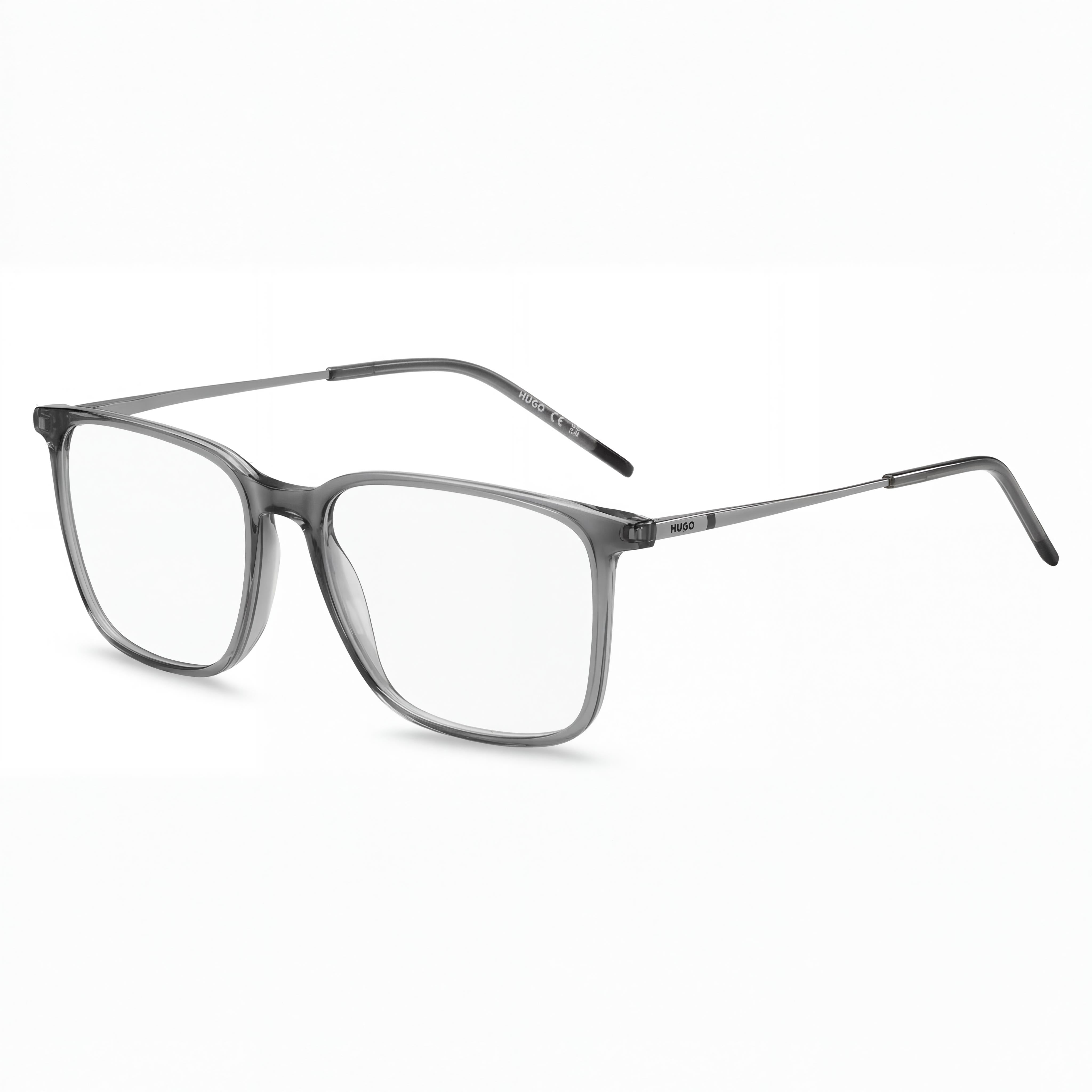 Gafas recetadas casuales HUGO HG 1288 para hombre con montura ligera de acetato en negro y rojo 52-16-145, Photo 1
