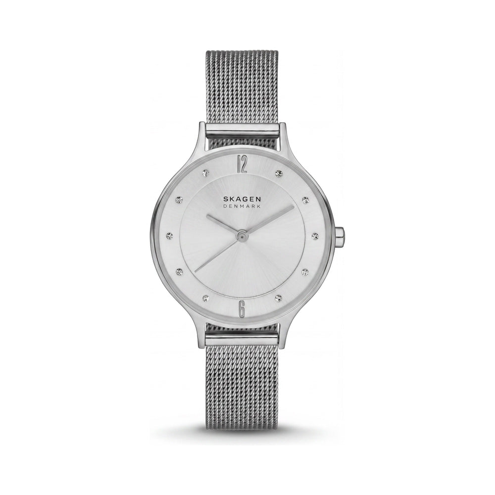 SKAGEN DENMARK SKW2149 Anita Lille Reloj analógico para mujer, malla de acero inoxidable plateada, 30 mm