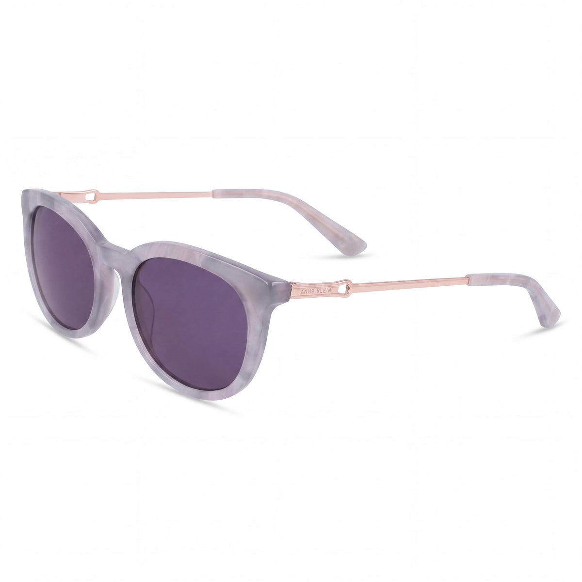 Gafas Anne Klein 7097 para mujer con montura de acetato color mármol gris clásico, lentes multicolores, 100% protección UV, 54 mm, Photo 1
