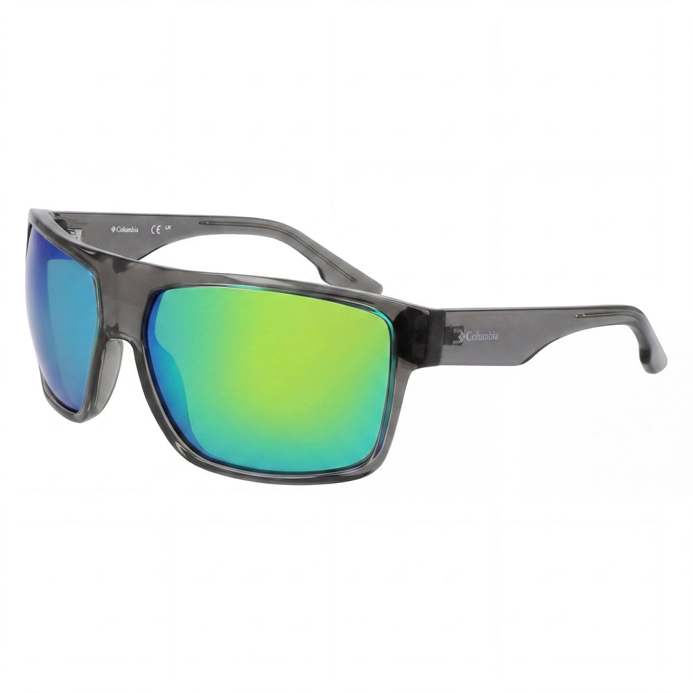 Columbia C571sp N Fairbanks Men's Grey Frame Green Mirror Polarized Plastic UV Protection Sunglasses 62mm