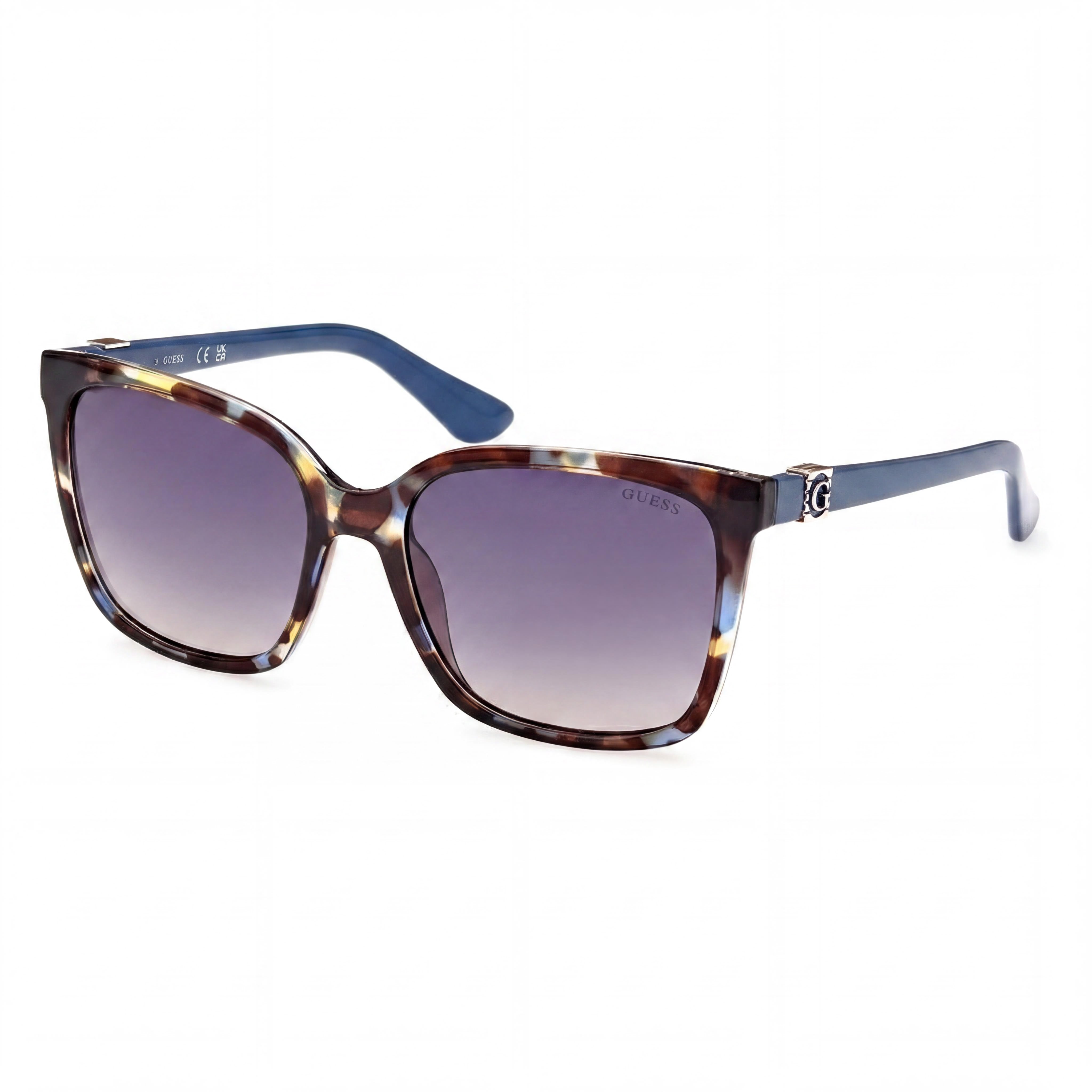 GUESS Casual Women's Polycarbonate Blue Gradient Smoke 100% UV Protection Sunglasses 57mm, Photo 1