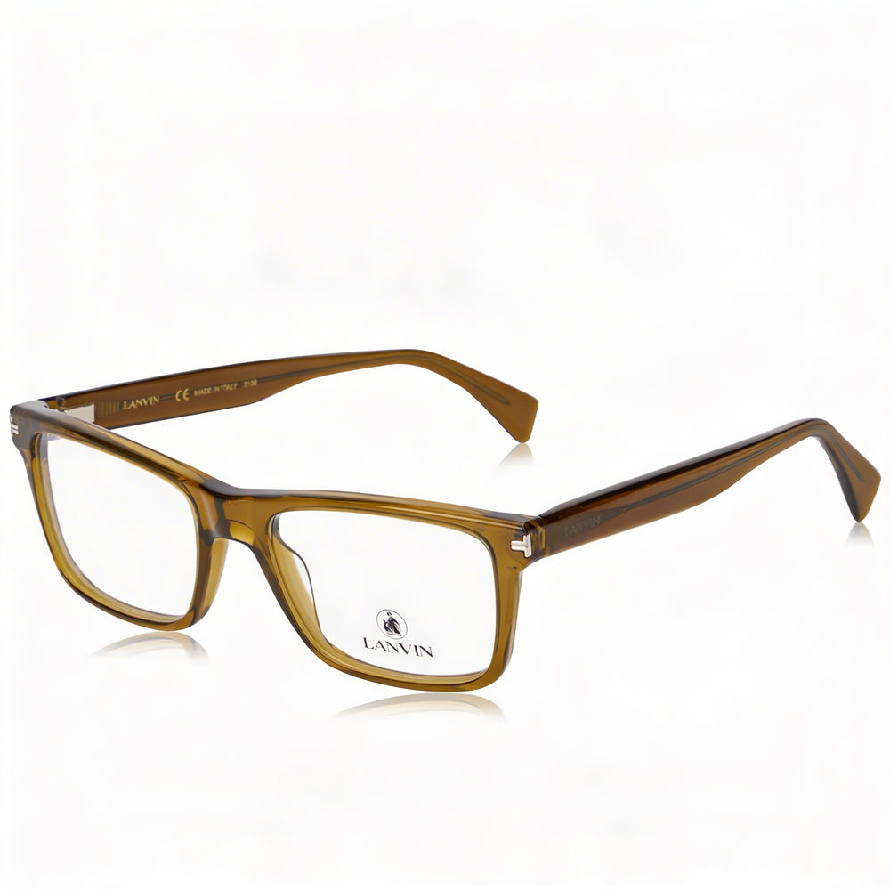 Lanvin LNV2612 Unisex Casual Style Acetate Frame Non-Polarized Sunglasses with Polycarbonate Lenses, Khaki, 54mm