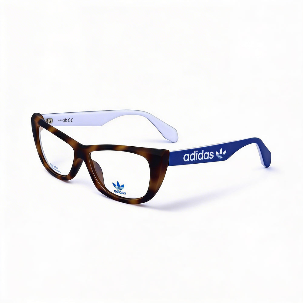 Gafas de sol Adidas Originals Or5010 de plástico inyectado carey tipo ojo de gato transparentes para mujer, 55 mm