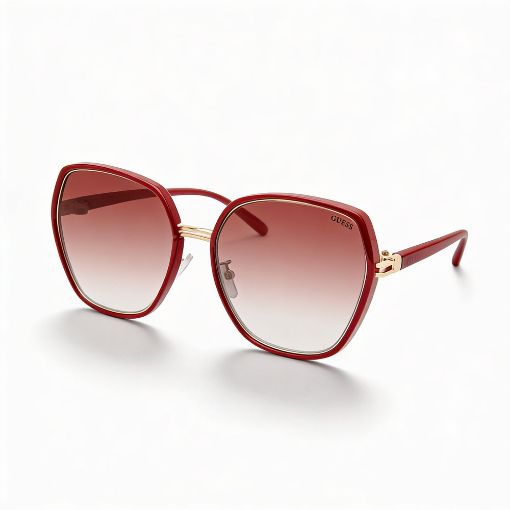 Guess Women's Multicoloured Plastic Brown Lens 100% UV Protection Sunglasses 59mm