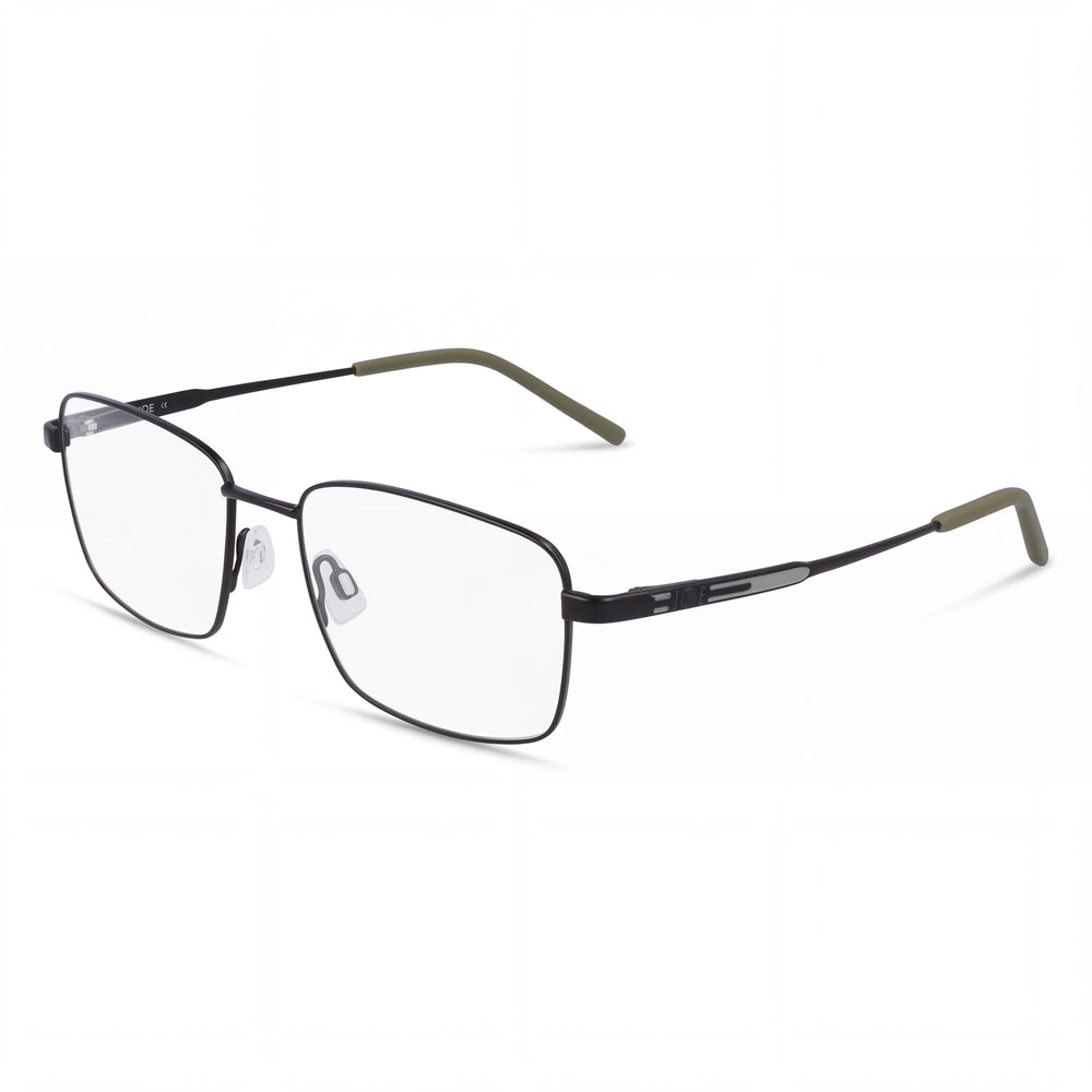 JOE Joe4086 Men's Metal Frame Eyewear with Blackjack Frame Color and Clear Lenses, Lens Width 56mm