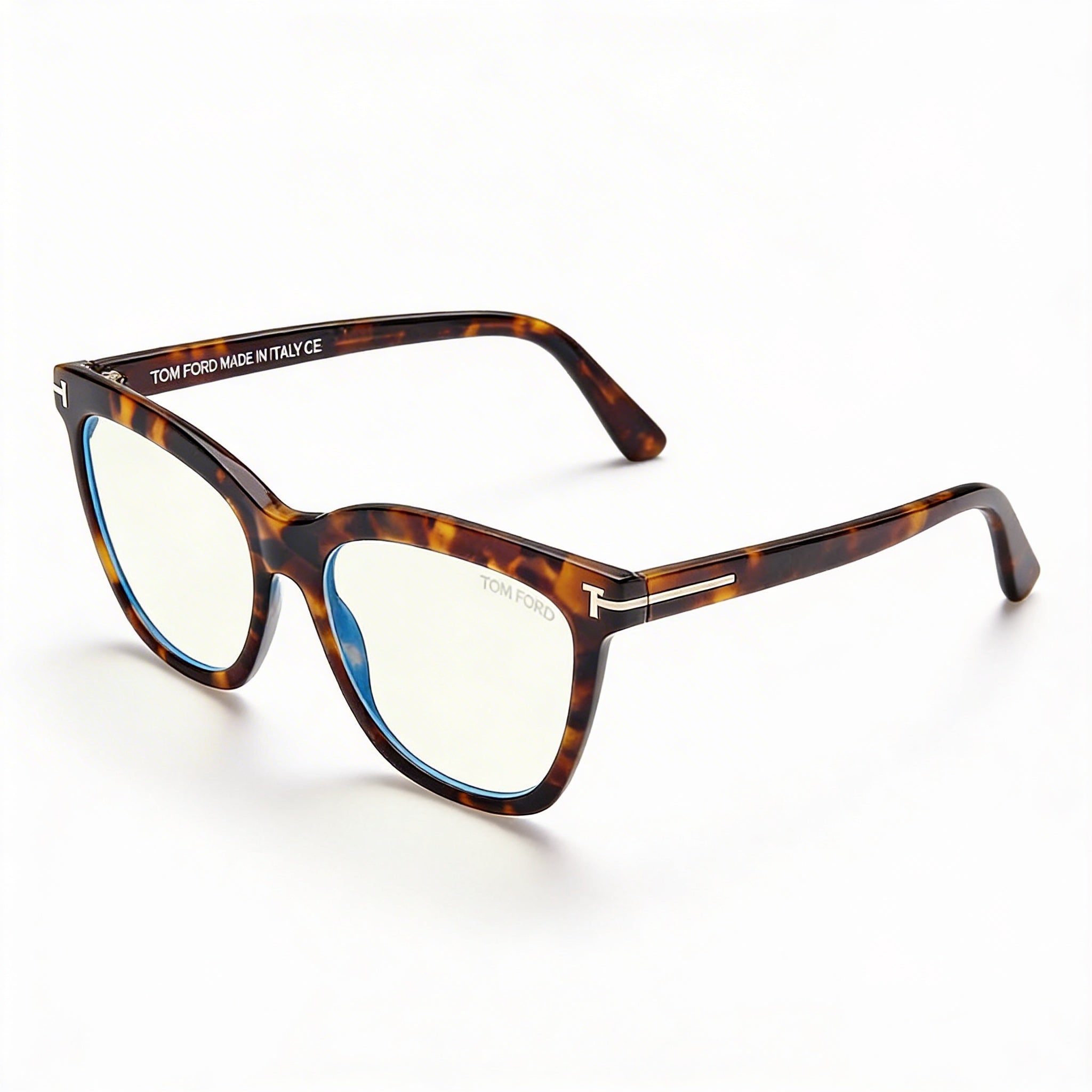 Tom Ford Ft6042-b Unisex Eyewear, Dark Havana & Black Frame, Black Non- Lenses, Size 54-16-140, Photo 1