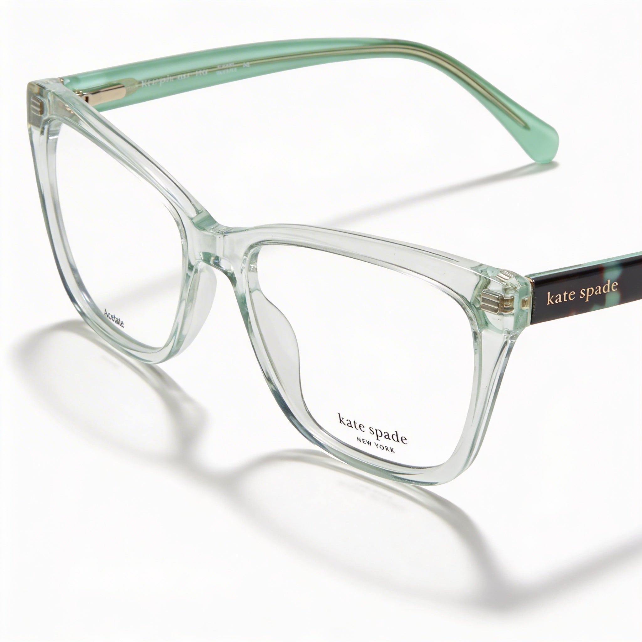 Gafas de sol kate spade new york Modern Collection para mujer con montura de acetato verde y lentes de policarbonato de 53 mm, Photo 2