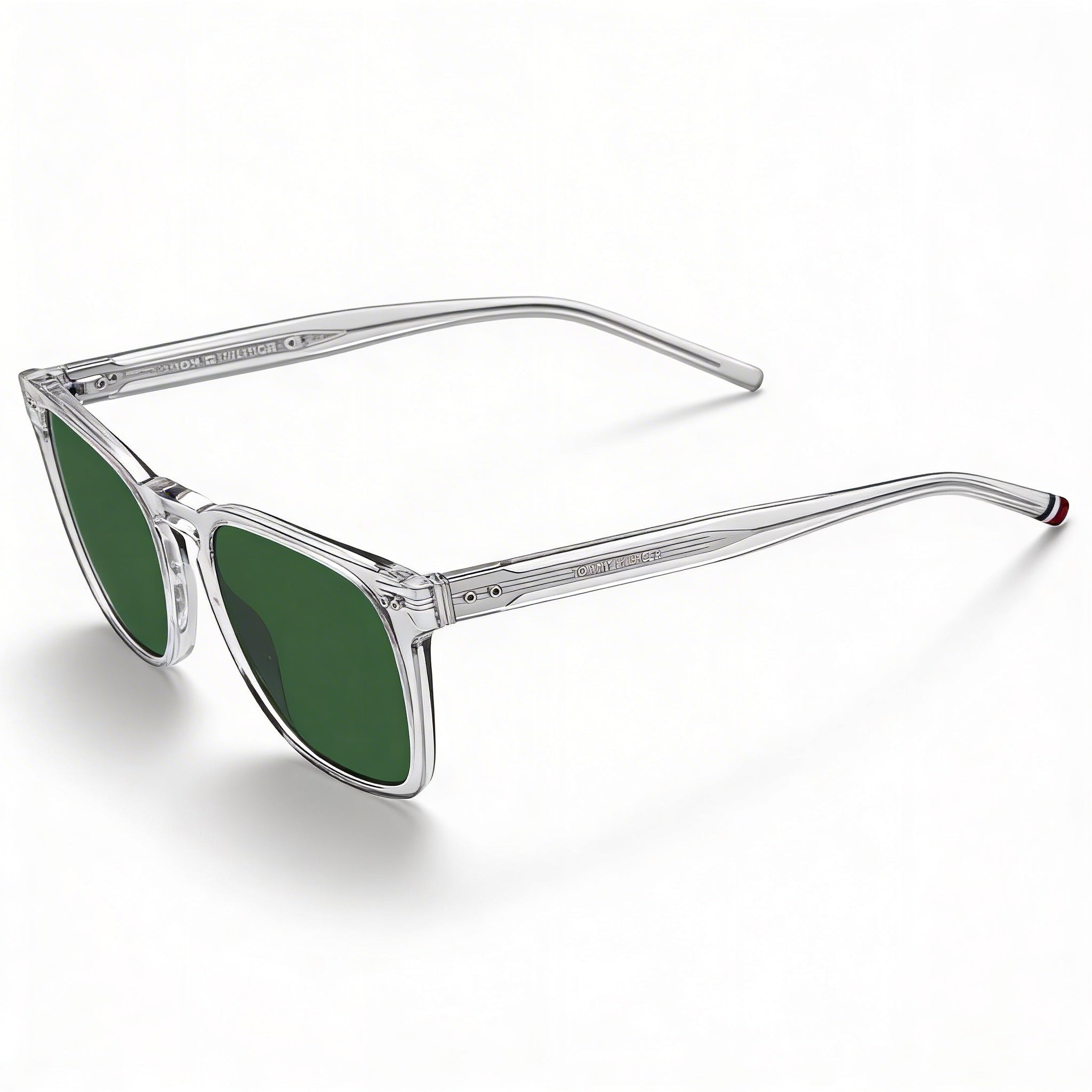 Gafas de sol Tommy Hilfiger TH 1887/S clásicas rectangulares unisex de cristal compuesto con lente verde y protección UV de 52 mm, Photo 3