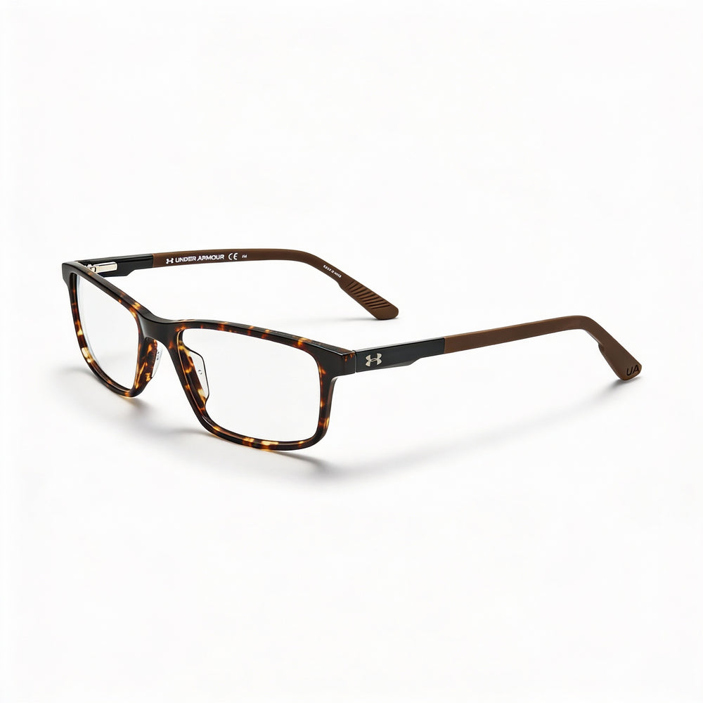 Gafas de sol Under Armour UA 5009 para hombre, color Havana oscuro, con montura de plástico y sin lentes, de 54 mm