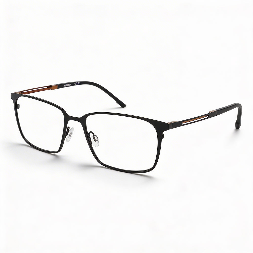 Gafas Flexon E1159 Unisex de Acetato Negro Mate 54-18-145