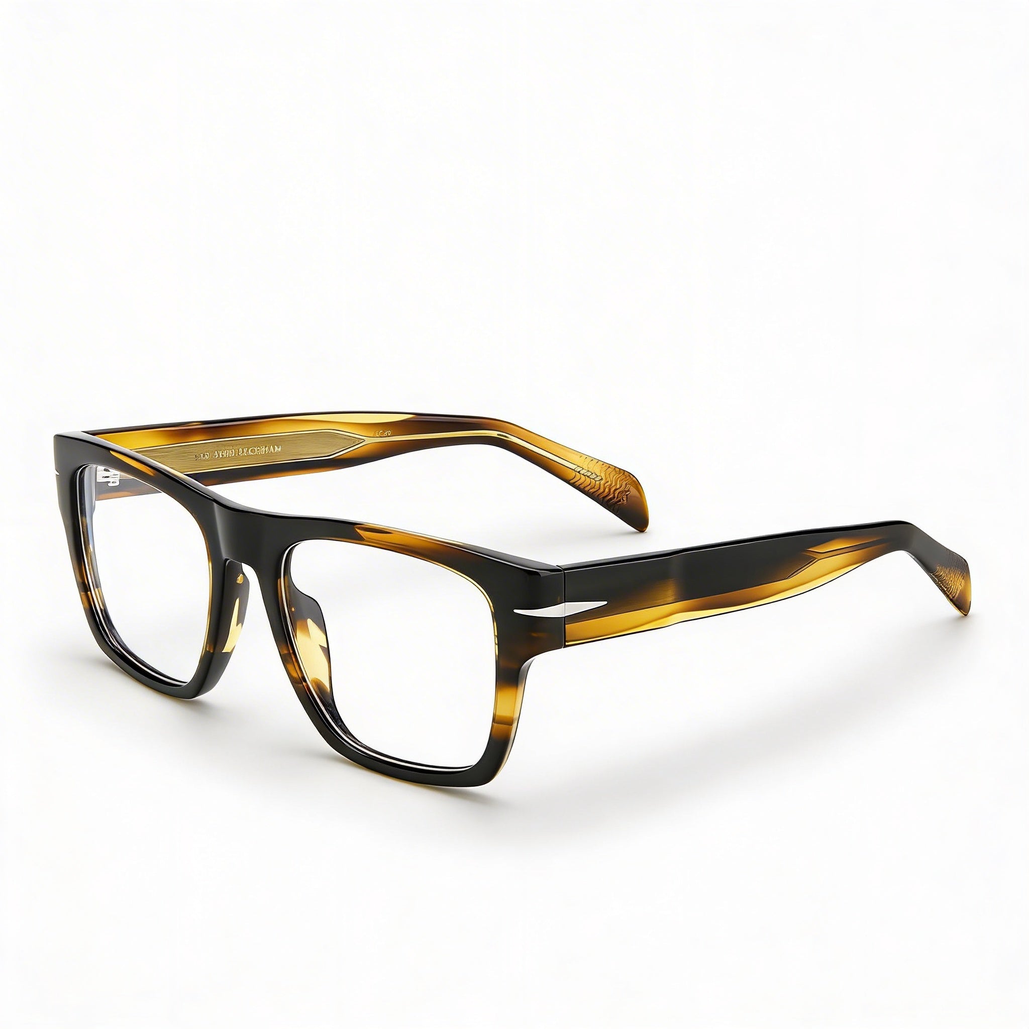 David Beckham Db 7020/Bold Unisex Polycarbonate Lens Eyewear Plastic Striped Brown Frame 51mm, Photo 1