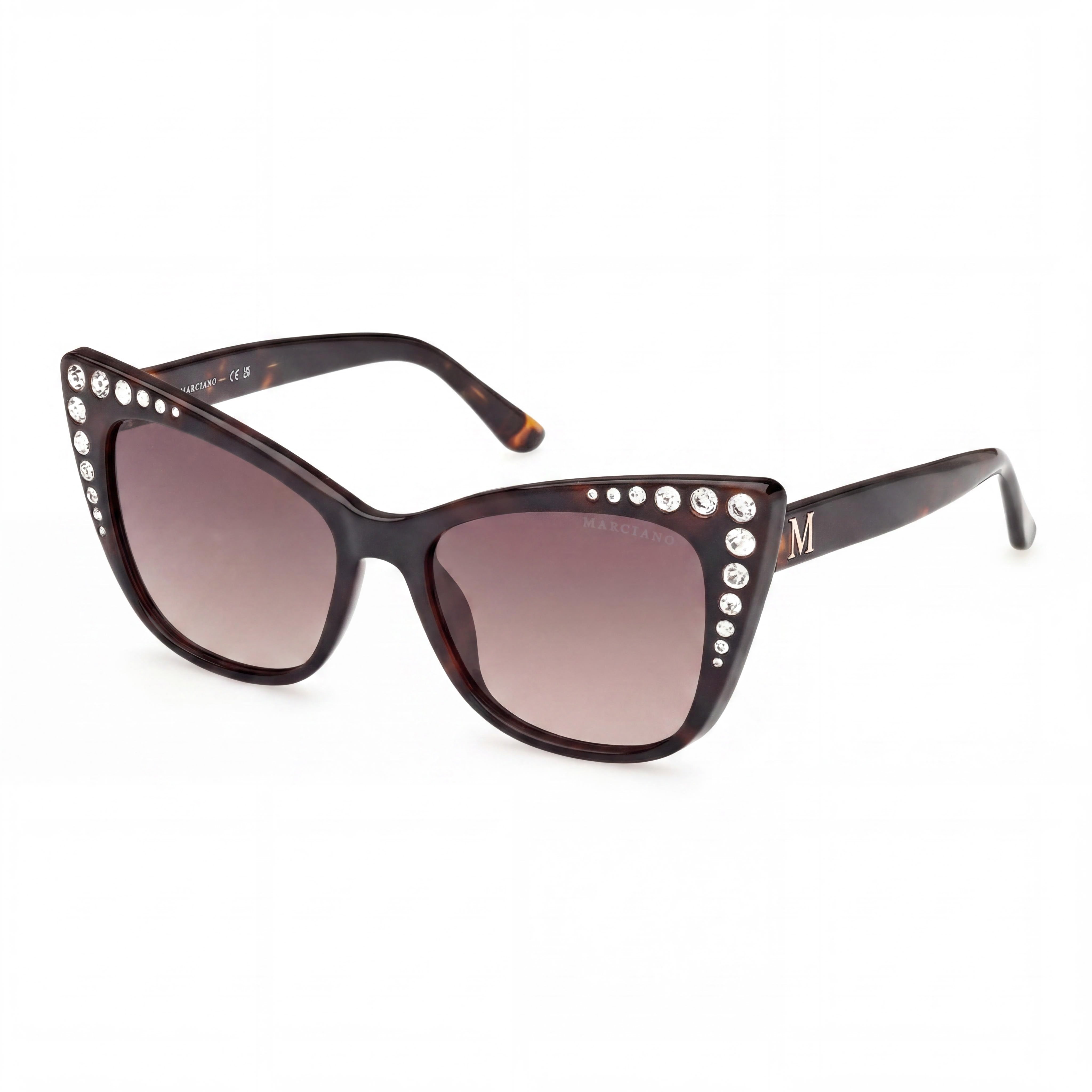 GUESS by Marciano Gm00000 Unisex Montura de Habana Oscuro Inyectado Lentes No Polarizadas Gafas 54-17-145, Photo 1