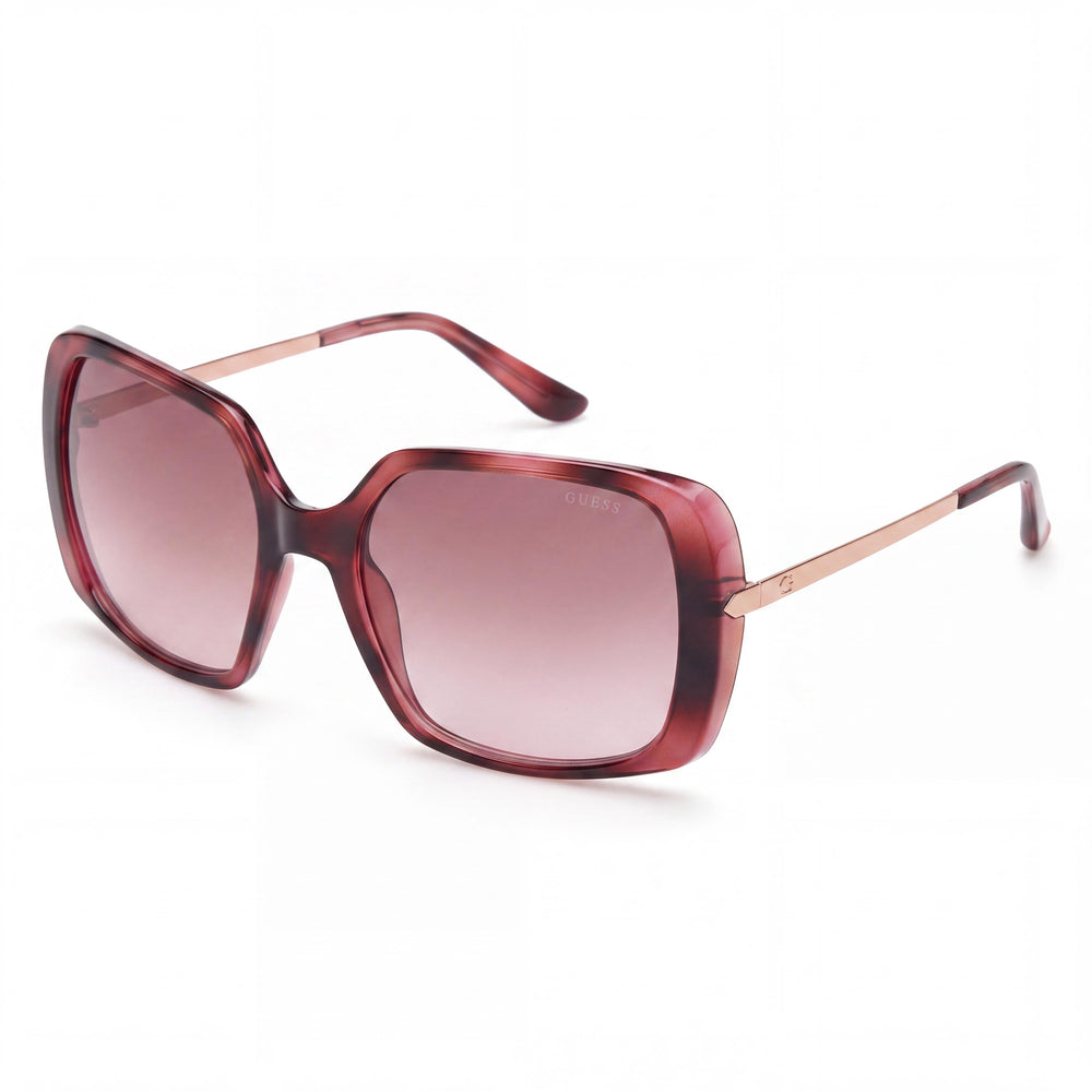 GUESS Clásico de Mujer Inyectado de Plástico Rosa Gradiente Marco Burdeos Lente Rosa Protección UV400 60mm