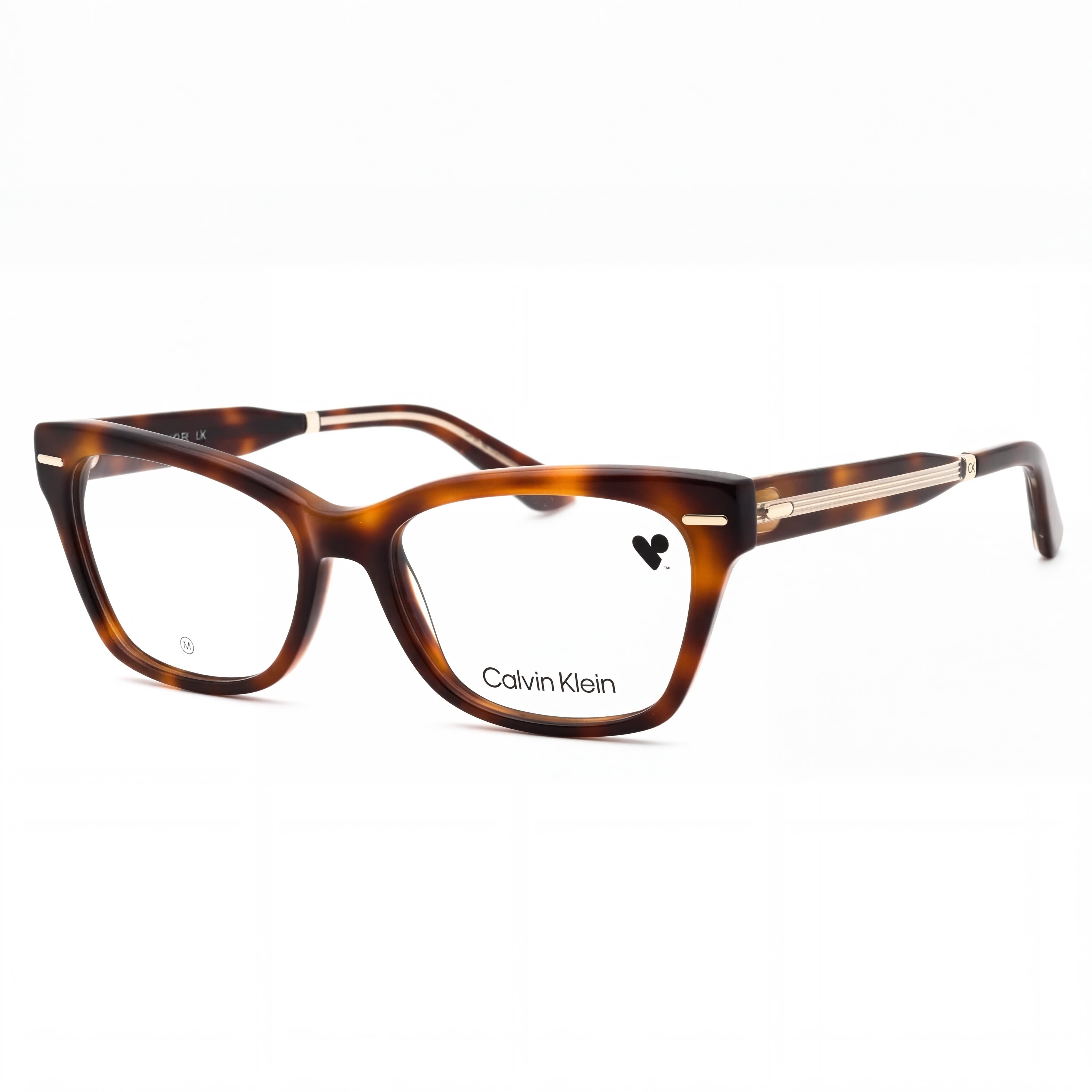 Calvin Klein Ck23512 Unisex Sunglasses featuring a Metal Frame, Lenses in Havana Color, 52mm Lens Width, Photo 1
