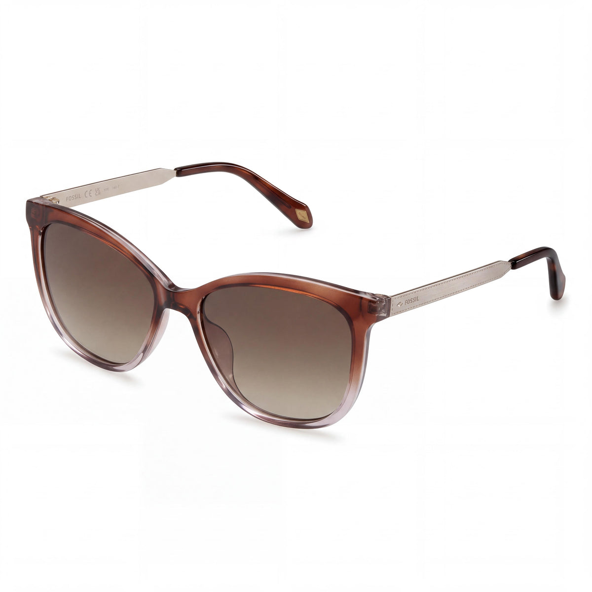 Fossil Fos 3142/S Women's Brown Square Plastic Non-Polarized UV Protection Sunglasses 54mm, Photo 1