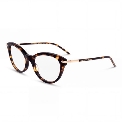 Marc Jacobs Marc 617 Women's Acetate Havana Casual Optical Frame with Transparent Polycarbonate Lenses 52mm