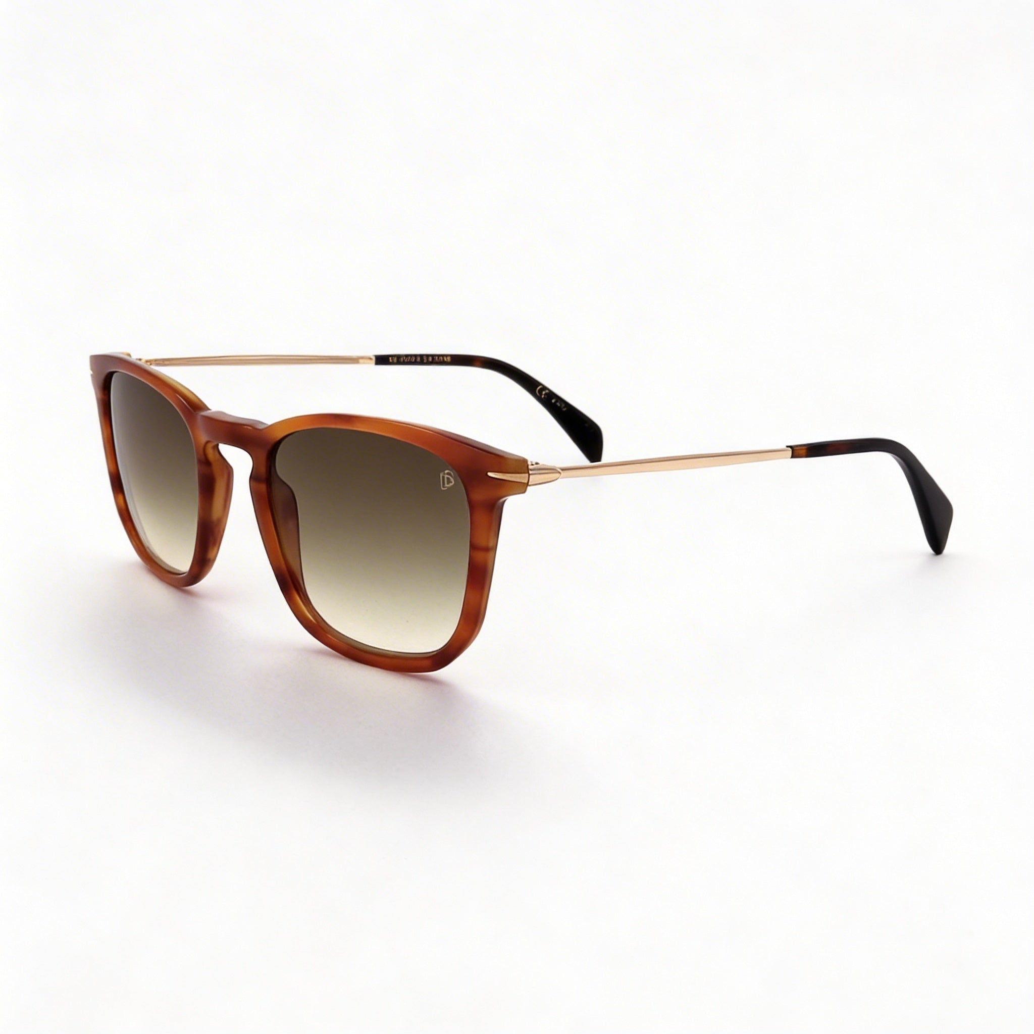 David Beckham DB 1034/S Casual Men's Bwnhorn Gold Acetate Non-Polarized UV Protection Sunglasses 53mm, Photo 1