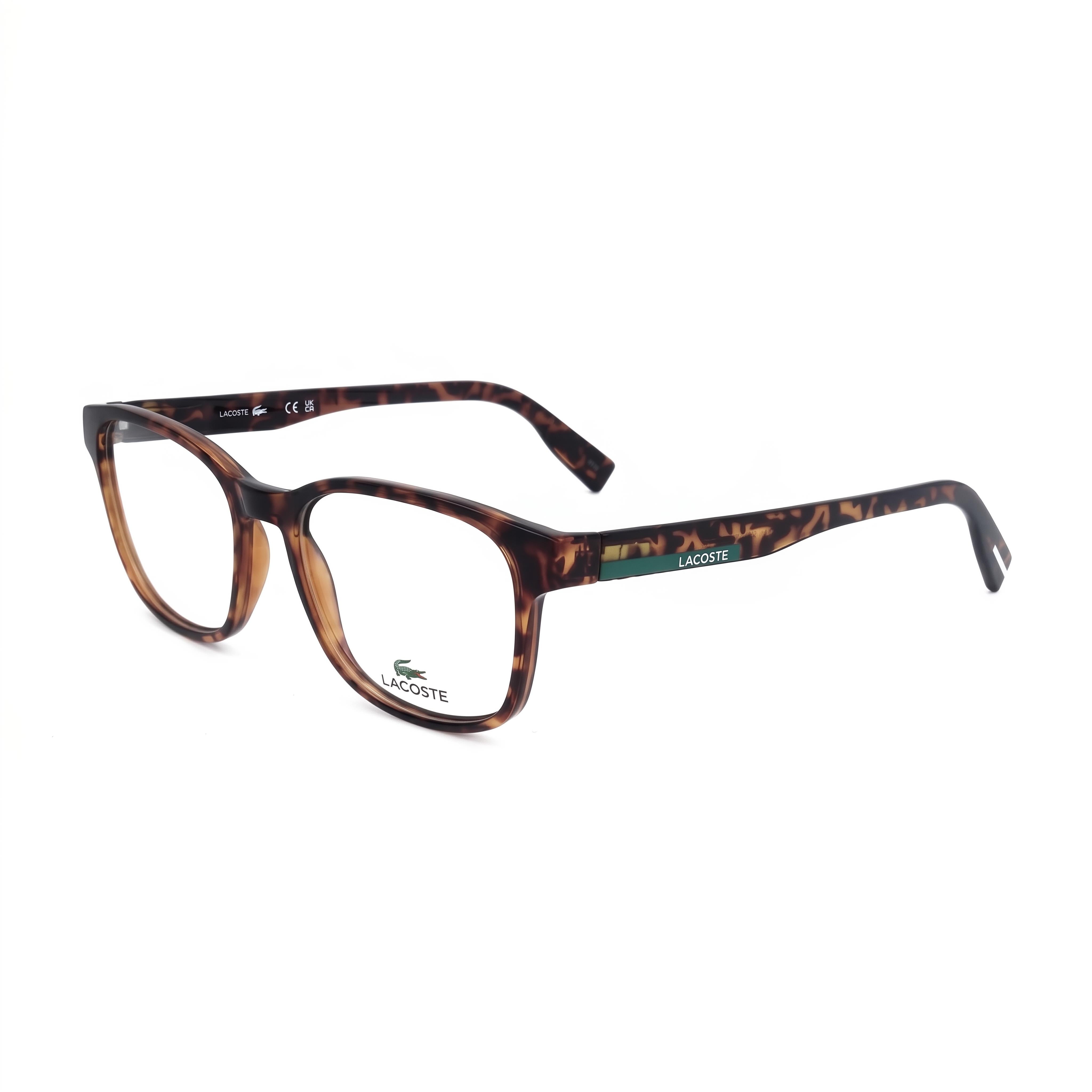 Gafas de Sol de Hombre Lacoste de Estilo Moderno con Montura de Acetato y Lentes de Policarbonato Havana Oscuro, Ancho de Lente 54mm, Photo 1